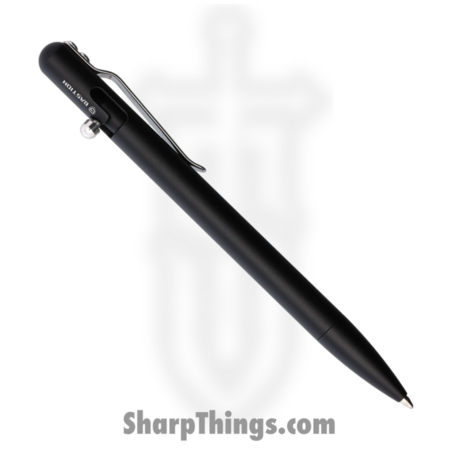 Bastion – BSTN256B – Slim Bolt Action Pen – Aluminum – Black