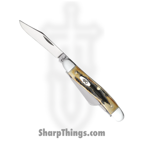 Case Cutlery – CA03578 – Medium Stockman – Folding Knife – Tru-Sharp™ Stainless Polished Clip/Sheepfoot/Spey – 6.5 Bonestag – Brown