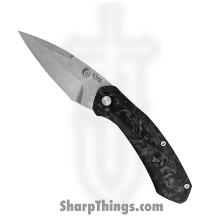 Case Cutlery – CA36554 – Westline – Folding Knife – S35VN Two Tone Drop Point – Carbon Fiber – Black