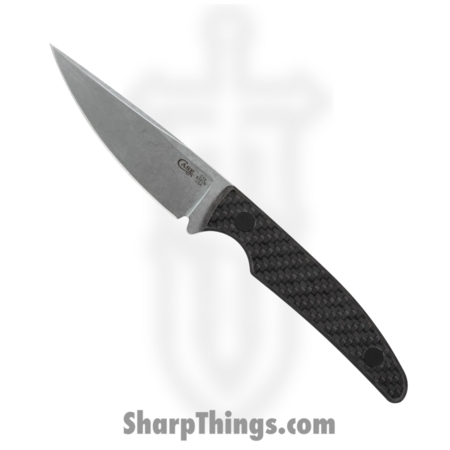 Case Cutlery – CA76936 – CT2 Hunter – Fixed Blade Knife – S35VN Two Tone Drop Point – Carbon Fiber – Black