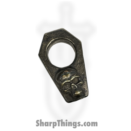 Heavy Barrel Designs – HB-COF-SKL – Casted Coffin Skull SFK – Cast  – Brass – Natural