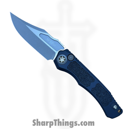 Heretic Knives – H002-7A – Wraith V4 – Automatic Knife – CPM MagnaCut Bronzed Bowie – Aluminum with Traction Inlay – Black