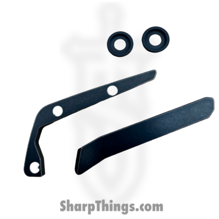 High Grain Knives – HGKDevHwBw – Deville Harware Set – Blackwash – Titanium – Black