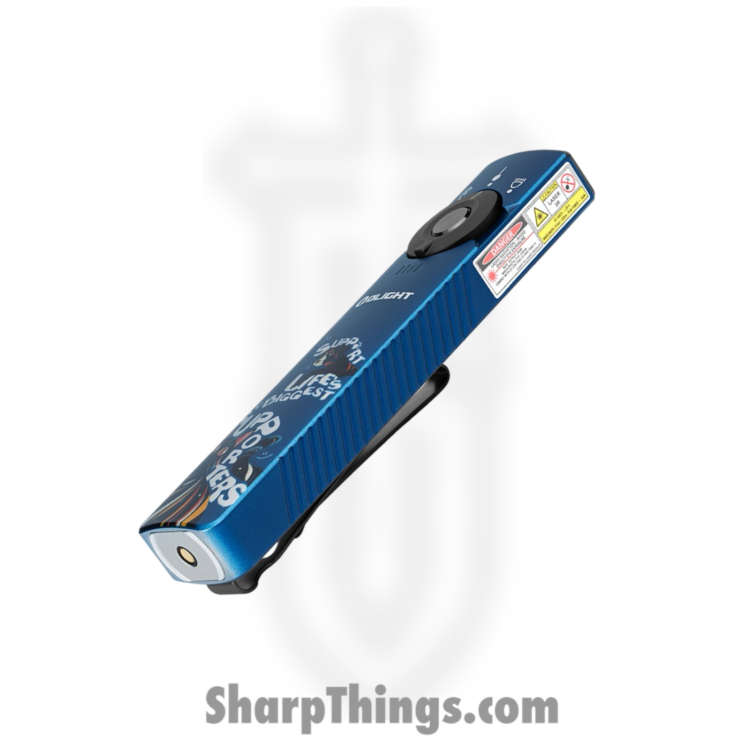 Olight - OLTARKPROPAW3R - Arkfeld Pro 3R Flashlight Paw Edition - Aluminum - Blue Multi - Image 4