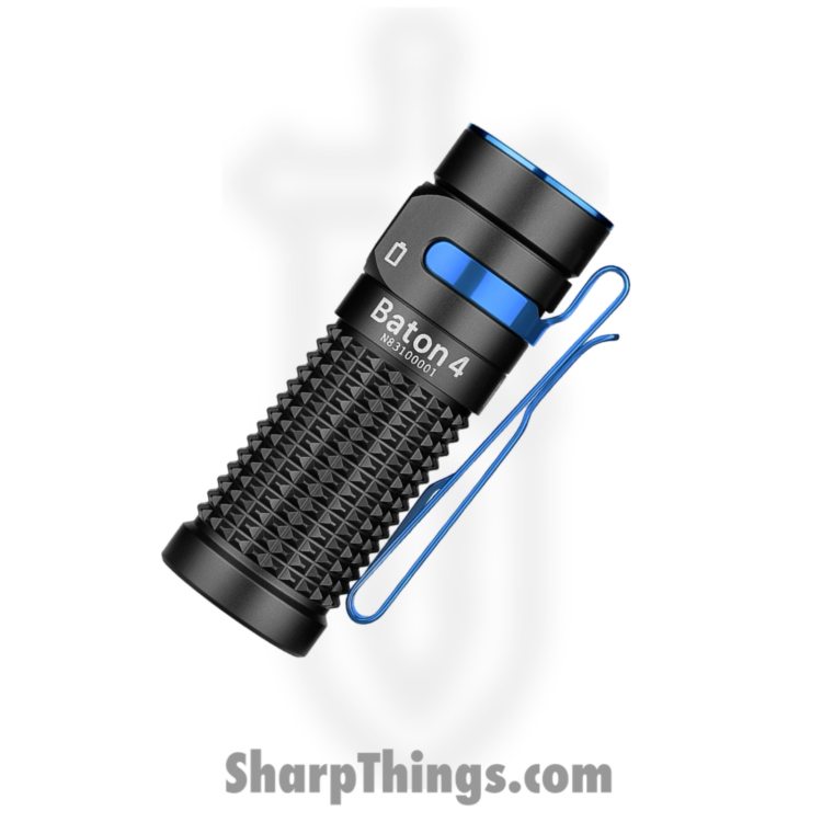 Olight - OLTBATON4BK - Baton 4 Flashlight - Aluminum - Black - Image 2