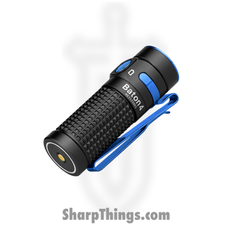 Olight - OLTBATON4BK - Baton 4 Flashlight - Aluminum - Black - Image 4