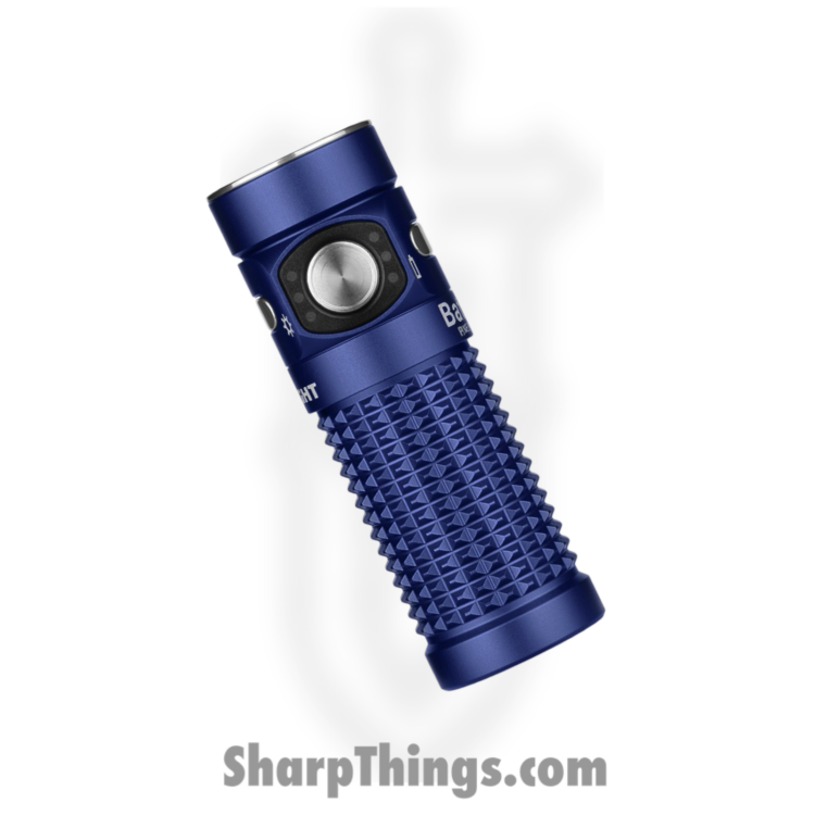 Olight - OLTBATON4KITRGB - Baton 4 Flashlight with Charging Case - Aluminum - Regal Blue - Image 4