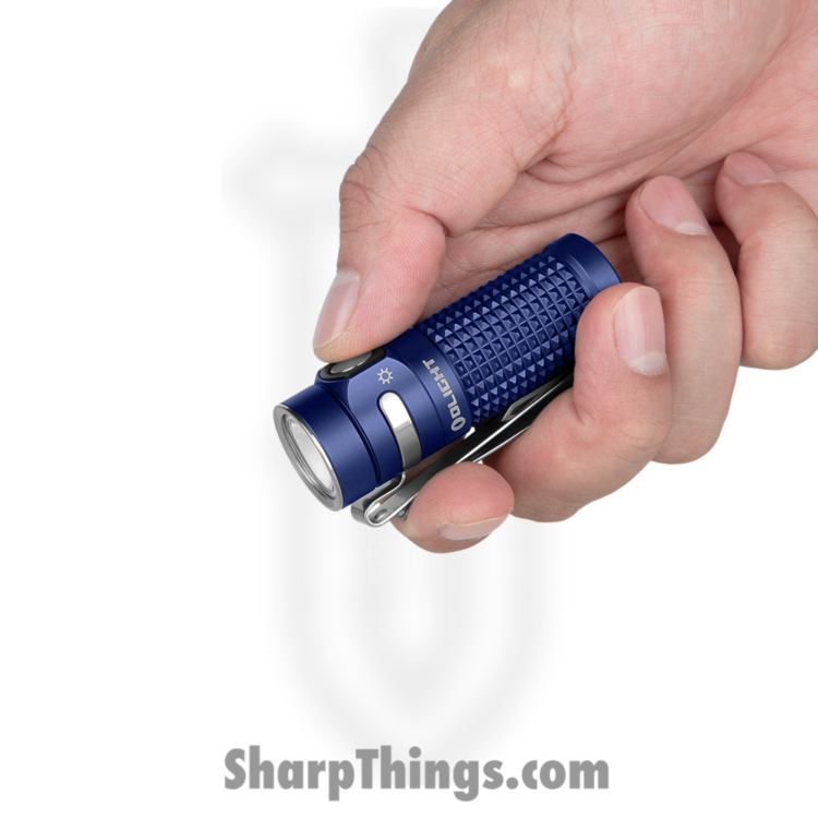 Olight - OLTBATON4KITRGB - Baton 4 Flashlight with Charging Case - Aluminum - Regal Blue - Image 5