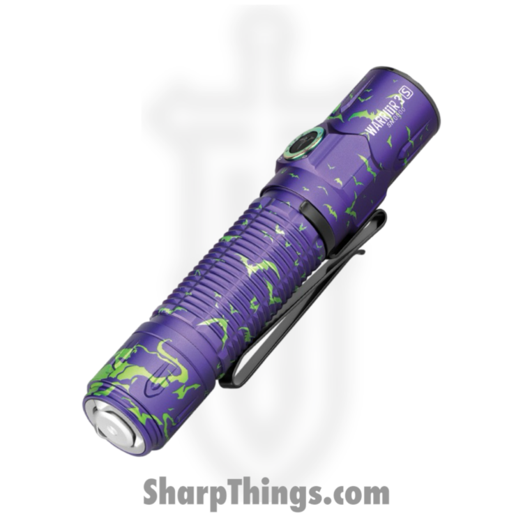 Olight - OLTWR3SBFZ - Warrior 3S Flashlight Nocturnal Sentinel - Aluminum - Purple Green - Image 2