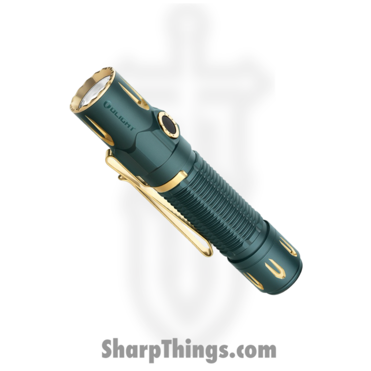 Olight - OLTWR3SDRBU - Warrior 3S Tactical Flashlight - Aluminum - Blue Gold