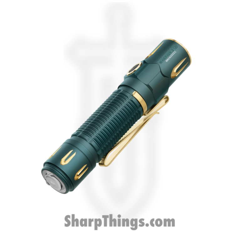 Olight - OLTWR3SDRBU - Warrior 3S Tactical Flashlight - Aluminum - Blue Gold - Image 2