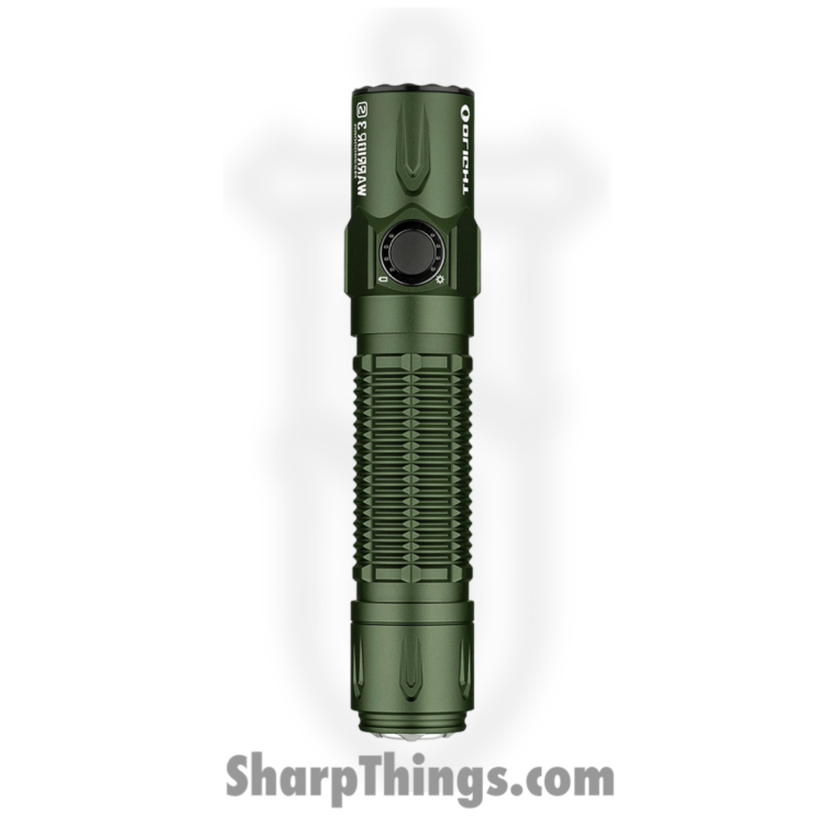 Olight - OLTWR3SODG - Warrior 3S Tactical Flashlight - Aluminum - OD Green - Image 3