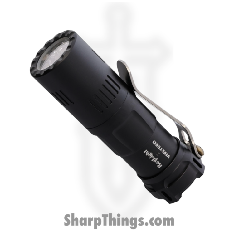 ReyLight - RLRKALXBK - Vosteed Rook Flashlight - Aluminum - Black