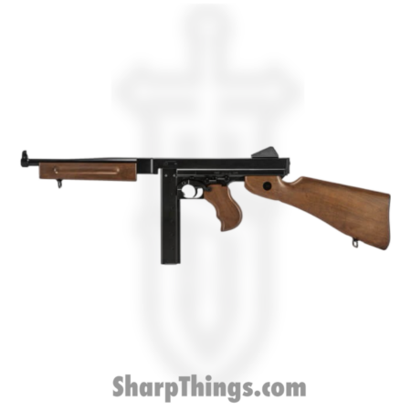 Umarex – 2251820 – Legends M1A1 Thompson  .177 Full Auto Co2 BB – Metal – Black