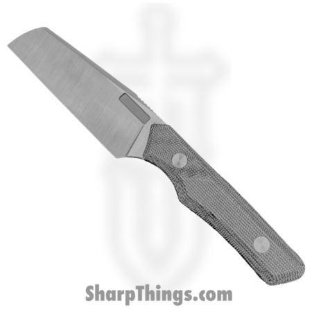 Vero Engineering – V-VAFB-BBM-FBK-0395-S – Axon – Fixed Blade Knife – Bohler M390 Satin Sheepsfoot – Micarta – Black