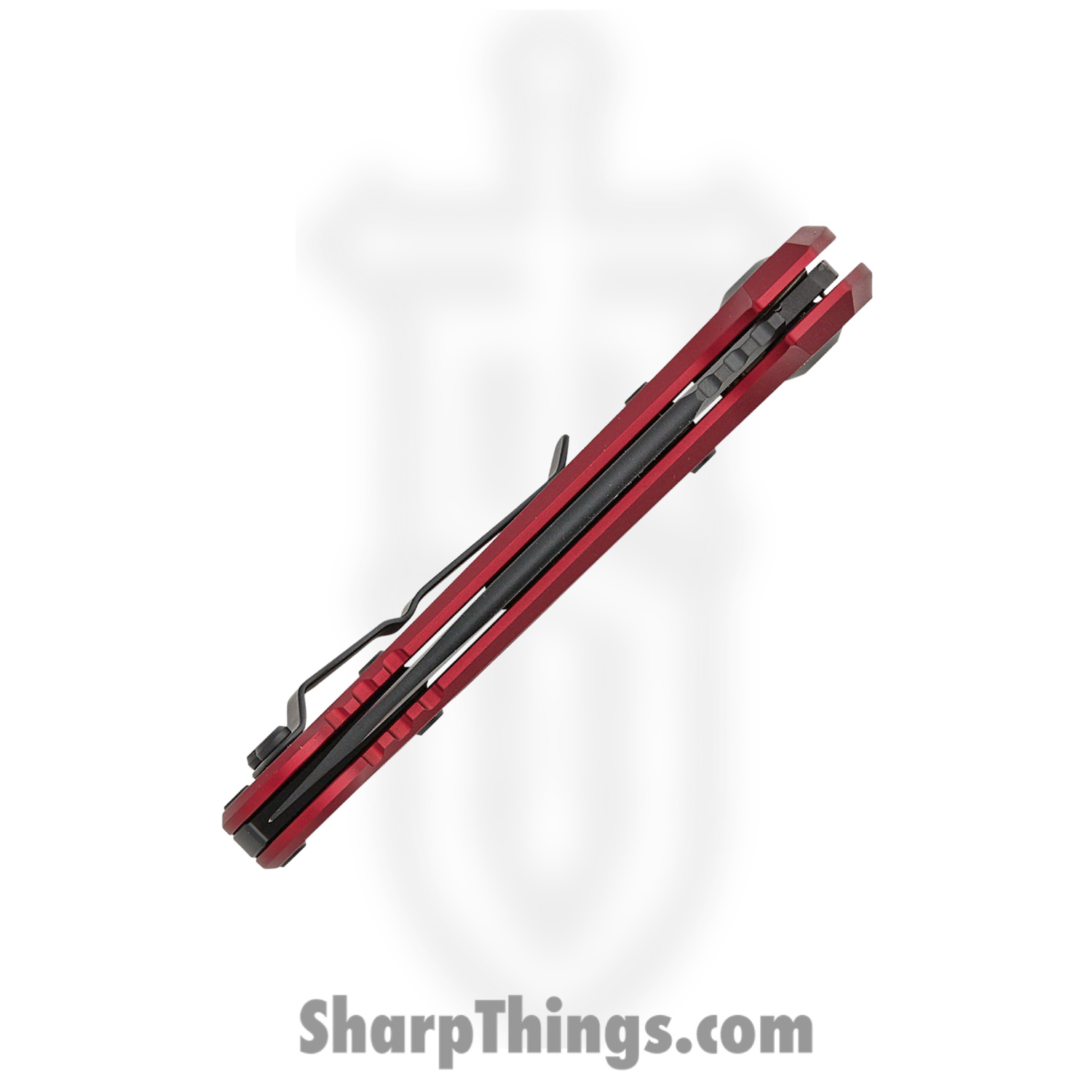 Microtech - 1135-1MR - LUDT Gen III - Automatic Knife - M390MK Coated Drop Point - Aluminum with Traction Tape Inserts - Merlot - Image 5