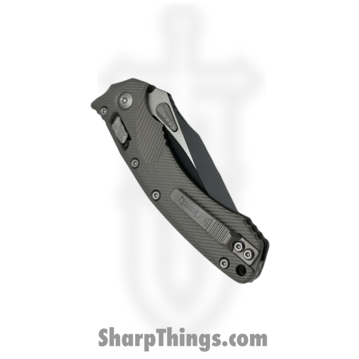 Microtech - 137RL-2FLNC - Amphibian - Folding Knife - M390MK Coated Drop Point - Aluminum - Natural - Image 4