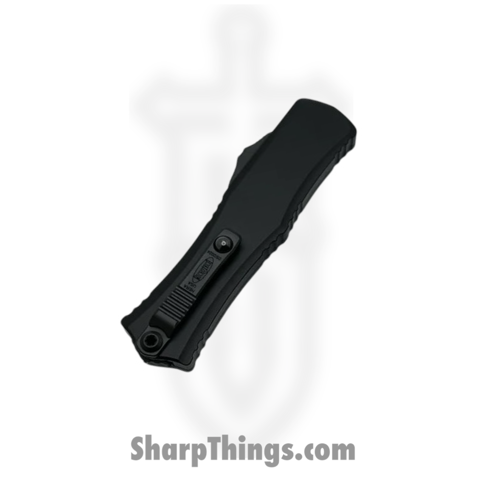 Microtech - 1705M-1T - Mini Hera II Tactical - OTF Auto - M390MK Coated Recurve - Aluminum - Black - Image 4