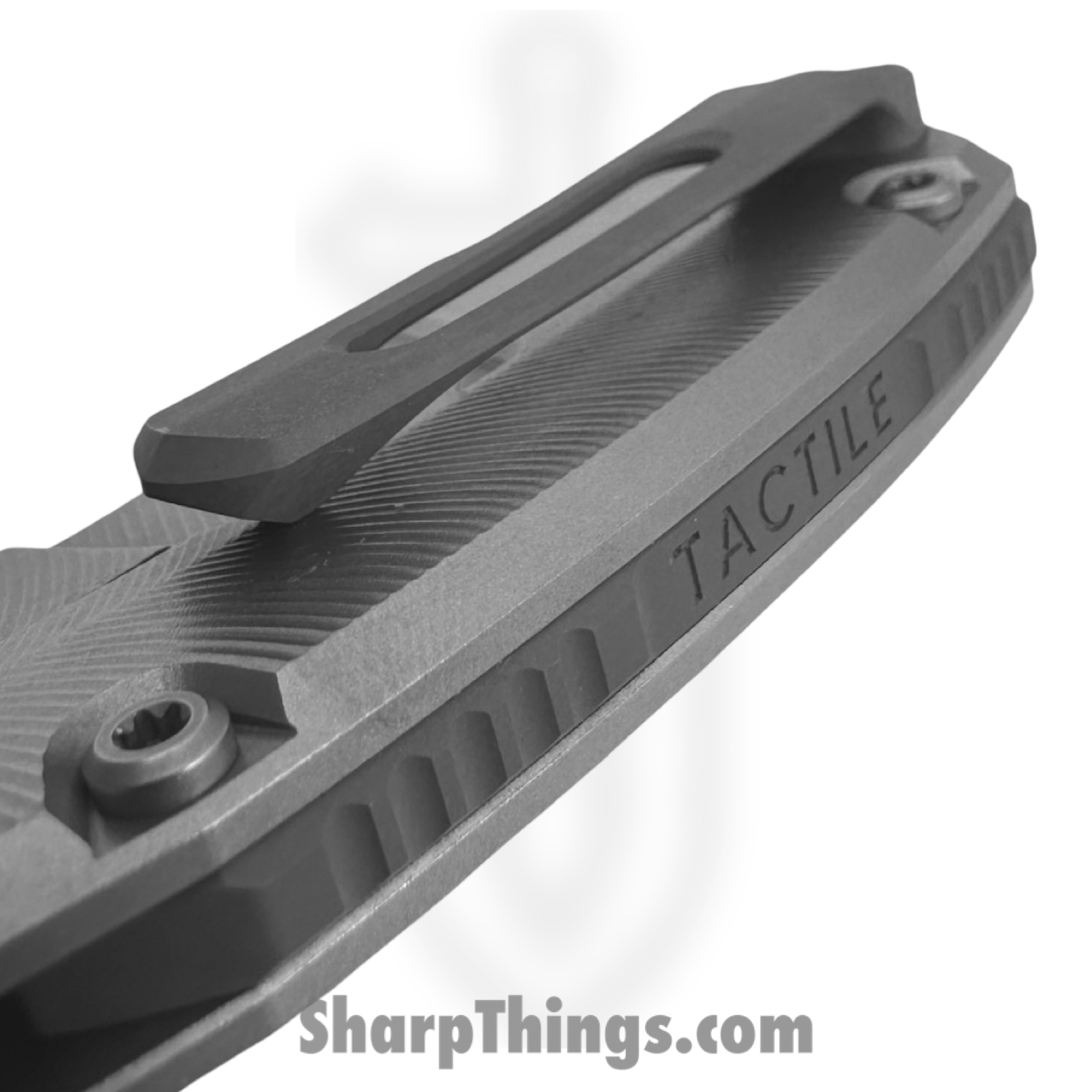 Tactile Knife Co. - 20-AR-MC01-TTF2 - Archer Feathered - Folding Knife - CPM MagnaCut Stonewash Drop Point - Titanium - Stonewash - Image 2