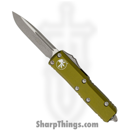 Microtech – 231-10APOD – UTX-85 – OTF Auto – M390 Apocalyptic Drop Point – 6061-T6 Aluminum – OD Green