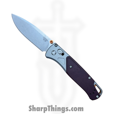 Benchmade – 535-09 – Bugout – Folding Knife – Stonewash S90V Drop Point – Gray w Richlite Onlays – Redstone