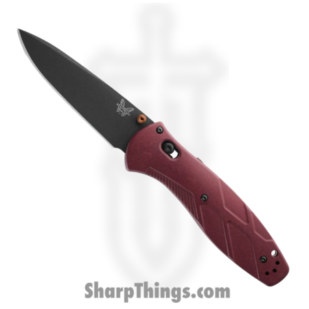 Benchmade – 581BK-04 – Barrage – Folding Knife – CPM S30V Coated Drop Point – Richlite – Red