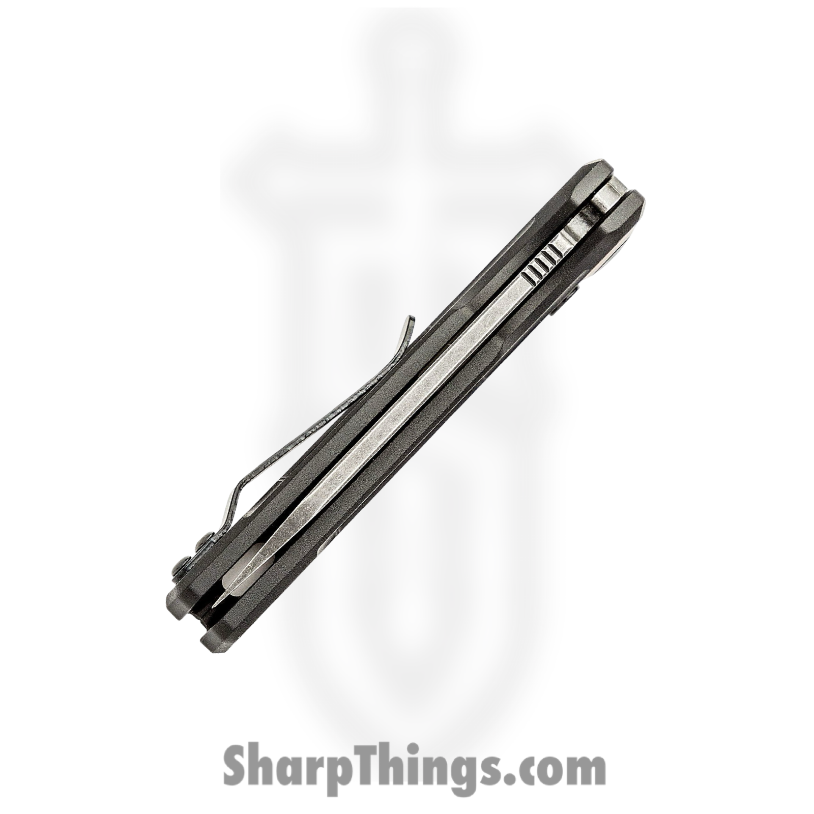 Kershaw - 7550 - Launch 11 - Automatic Knife - CPM 154 Blackwash Reverse Tanto - 6061-T6 Aluminum - Black - Image 4