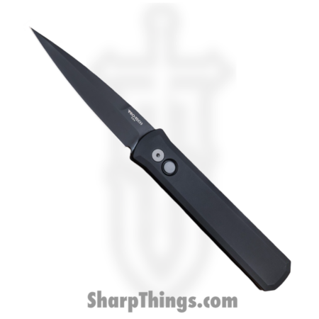 ProTech – 921 – Godfather – Automatic Knife – 154CM Coated Spear Point – Aluminum – Black