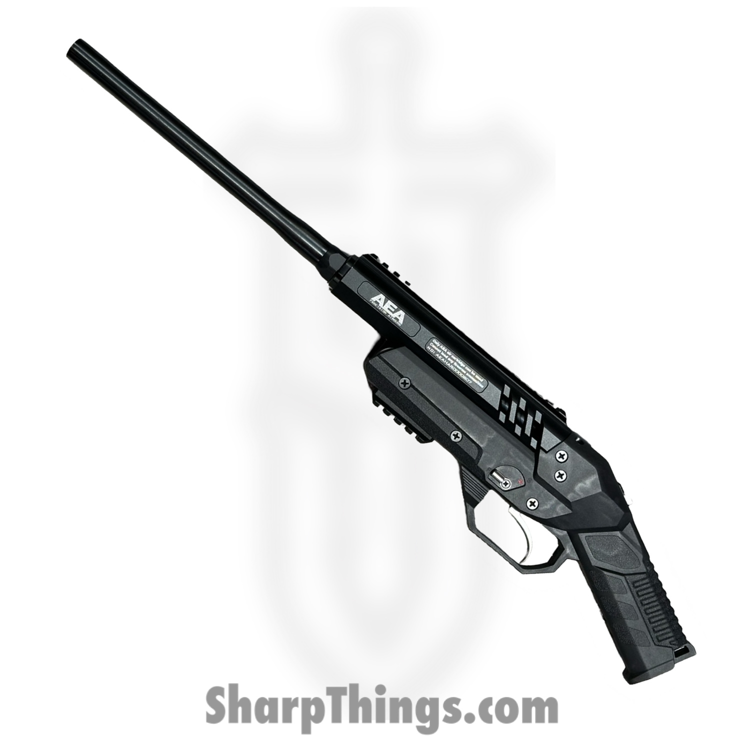 AEA Airguns - AEA-Harp-11 - Harpoon PCP Airgun - .45 Cal 11in Double Barrel - Black