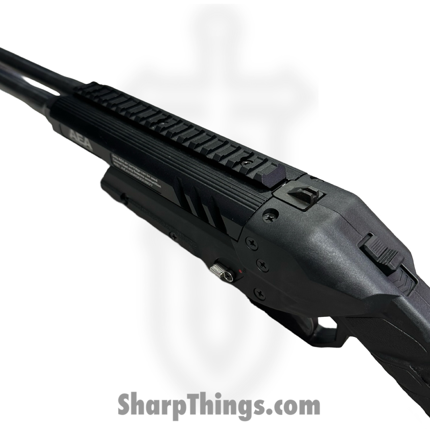 AEA Airguns - AEA-Harp-11 - Harpoon PCP Airgun - .45 Cal 11in Double Barrel - Black - Image 3