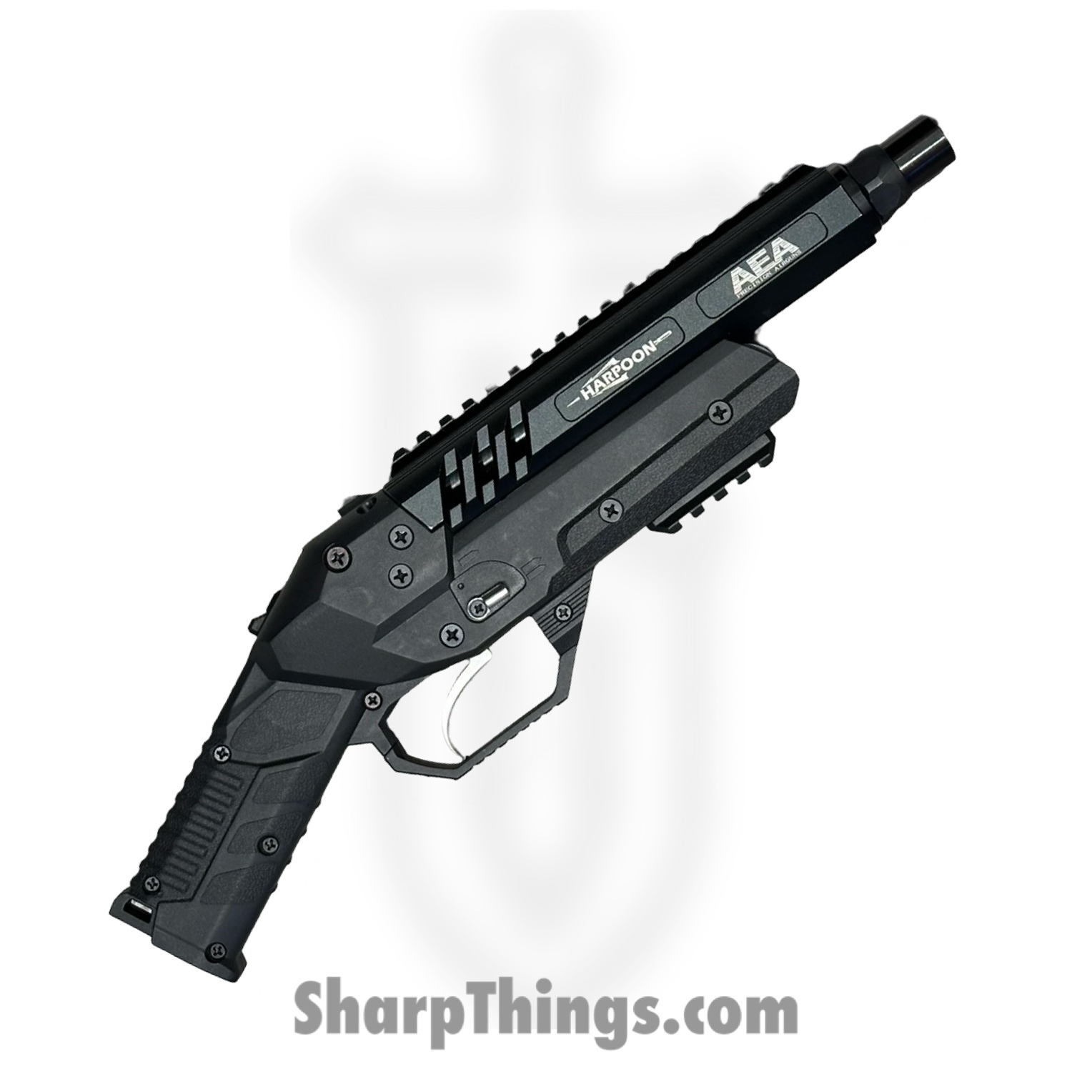 AEA Airguns - AEA-Harp-4 - Harpoon PCP Airgun - .45 Cal 4in Double Barrel - Black - Image 2