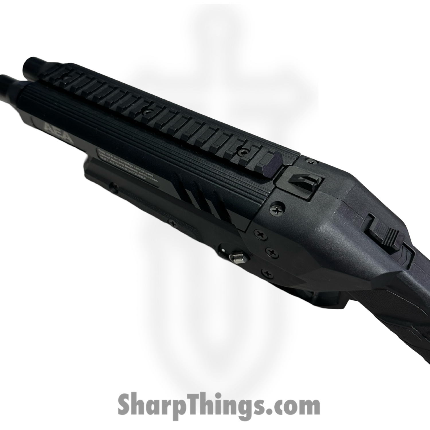 AEA Airguns - AEA-Harp-4 - Harpoon PCP Airgun - .45 Cal 4in Double Barrel - Black - Image 3