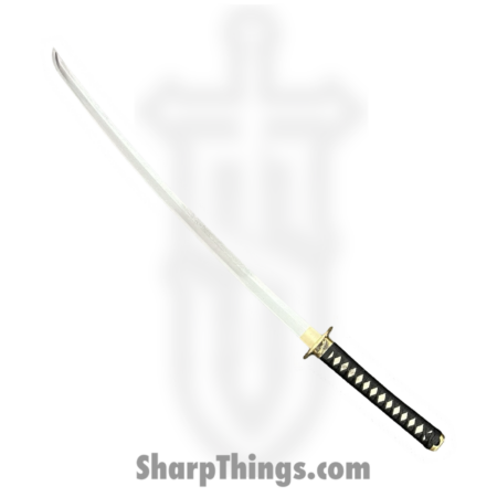 SBC – BKDRAG0125 – Black Dragonfly – Fixed Blade Knife – Damascus Polished Katana – Cord Wrapped – Black