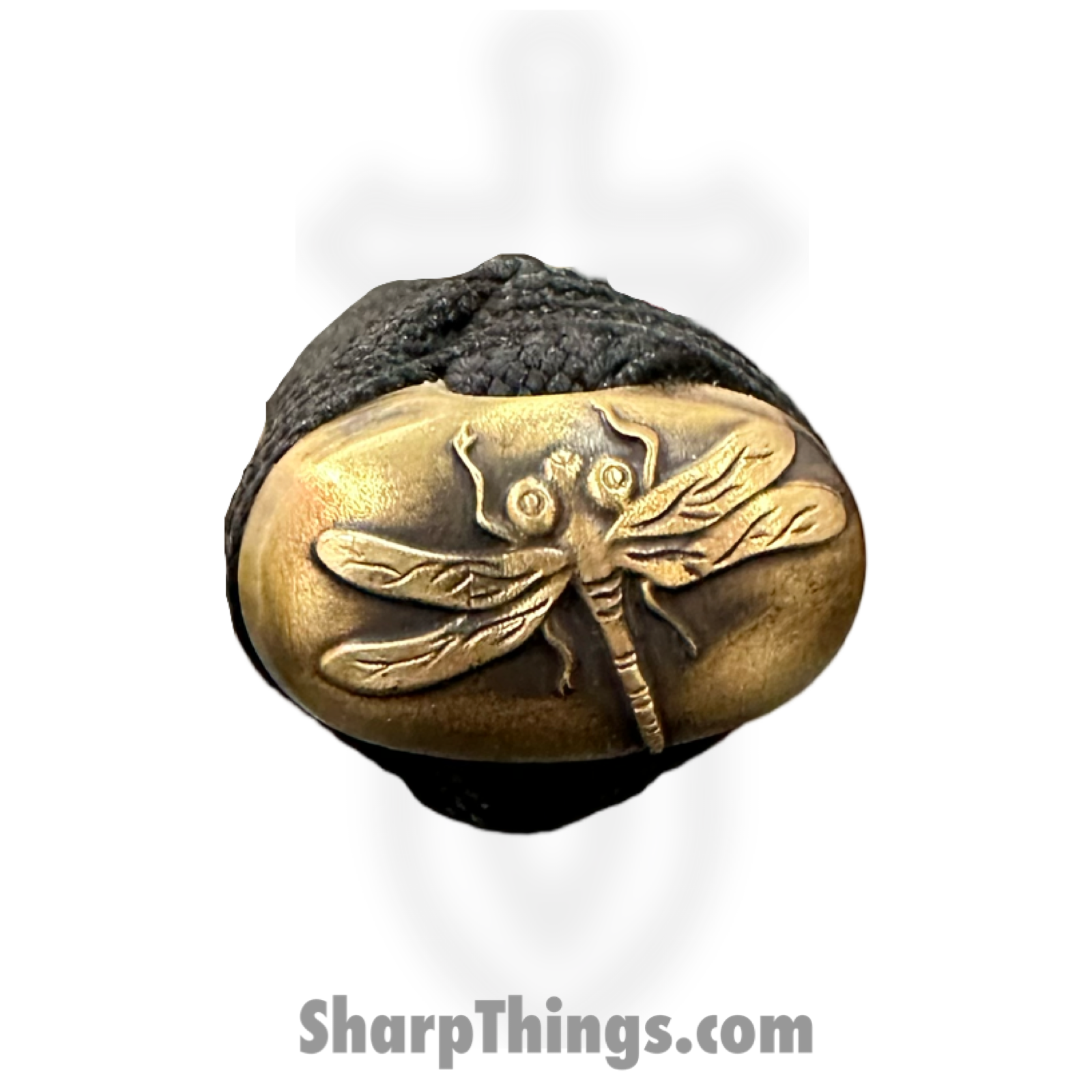 SBC - BKDRAG0125 - Black Dragonfly - Fixed Blade Knife - Damascus Polished Katana - Cord Wrapped - Black - Image 6