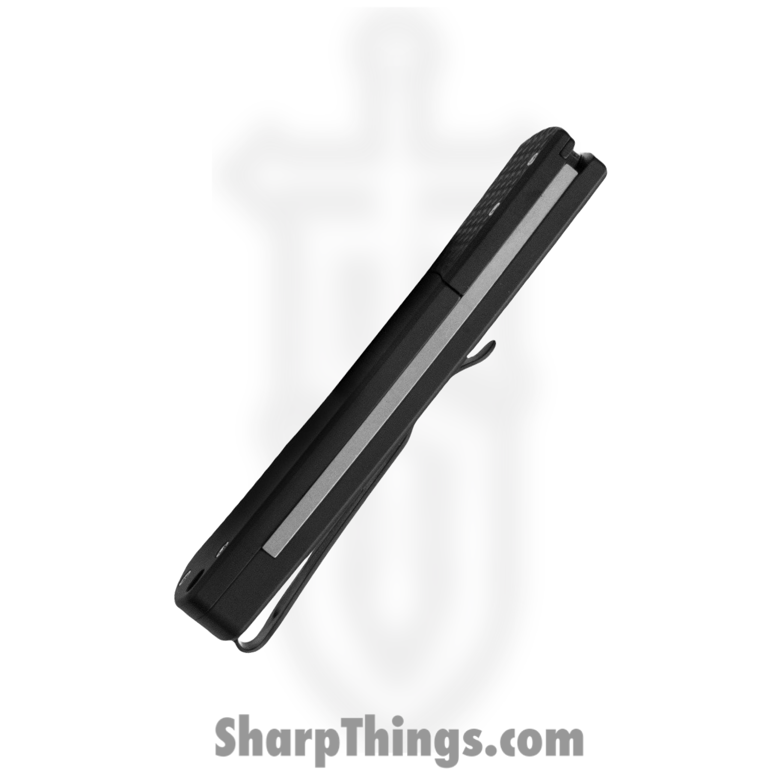 ProTech - BR-1.7 - Magic Whiskers - Automatic Knife - 154CM Coated Drop Point - Aluminum - Black - Image 4