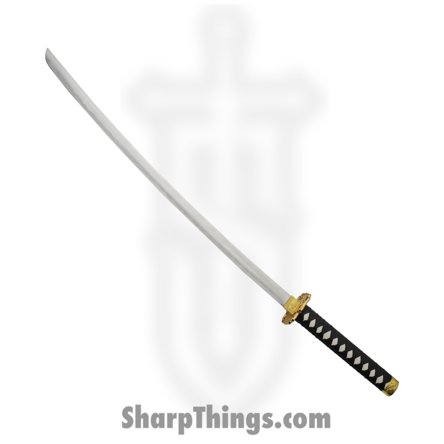 CMP - CN9270311 - Double Dragon Samurai - Fixed Blade Knife - Carbon Steel Satin - Cord Wrapped - Black