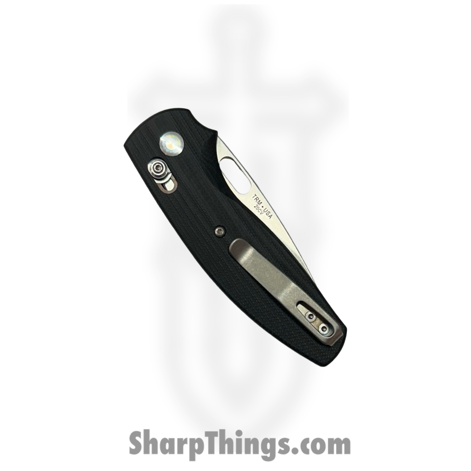 TRM - DLRBD3DG10JB - BullDog - Folding Knife - 20CV Stonewash Drop Point - G10 - Jet Black - Image 5