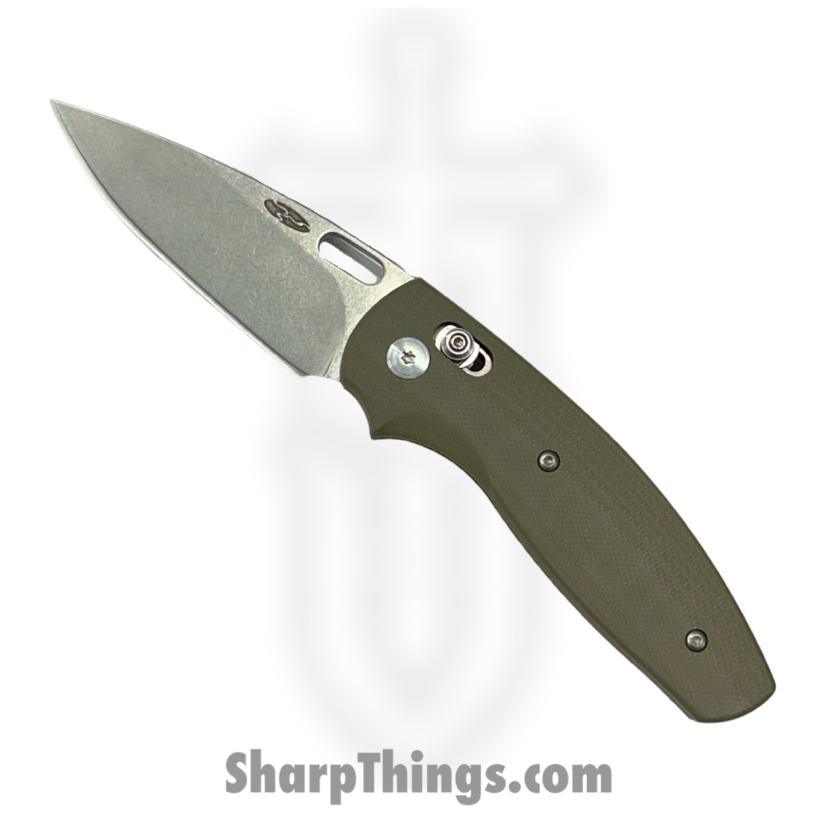 TRM - DLRBD3DG10OD - BullDog - Folding Knife - 20CV Stonewash Drop Point - G10 - OD Green