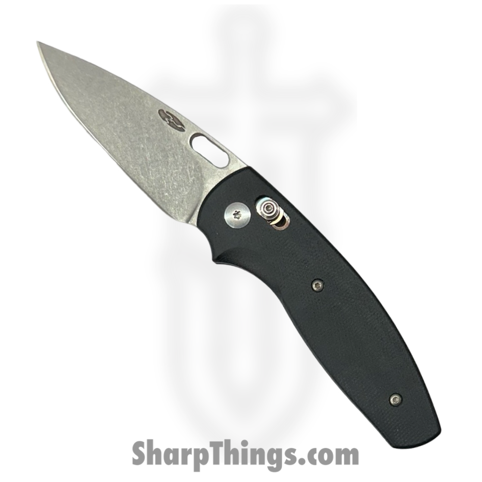 TRM - DLRBD3DMICDB - BullDog - Folding Knife - 20CV Stonewash Drop Point - Micarta - Double Black