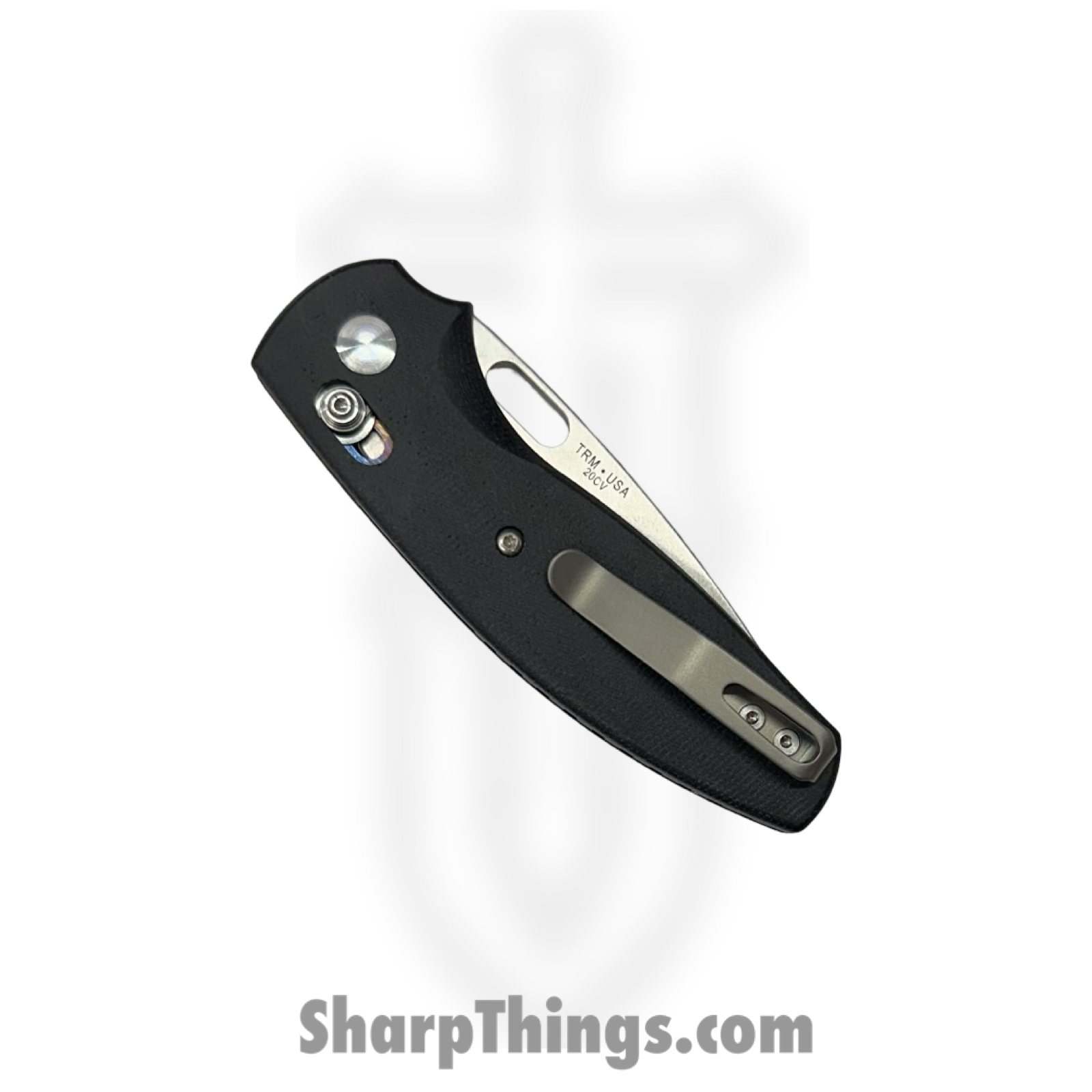 TRM - DLRBD3DMICDB - BullDog - Folding Knife - 20CV Stonewash Drop Point - Micarta - Double Black - Image 4