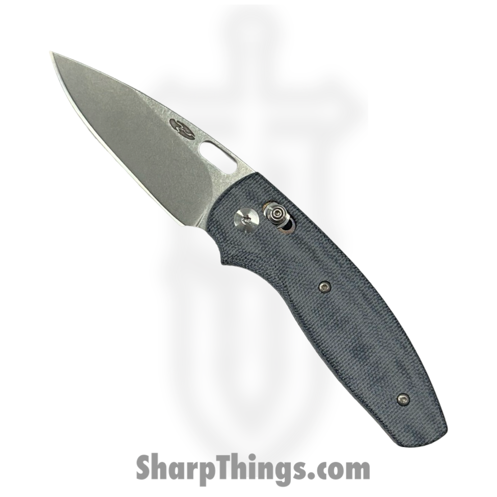 TRM - DLRBD3DMICDN - BullDog - Folding Knife - 20CV Stonewash Drop Point - Micarta - Denim