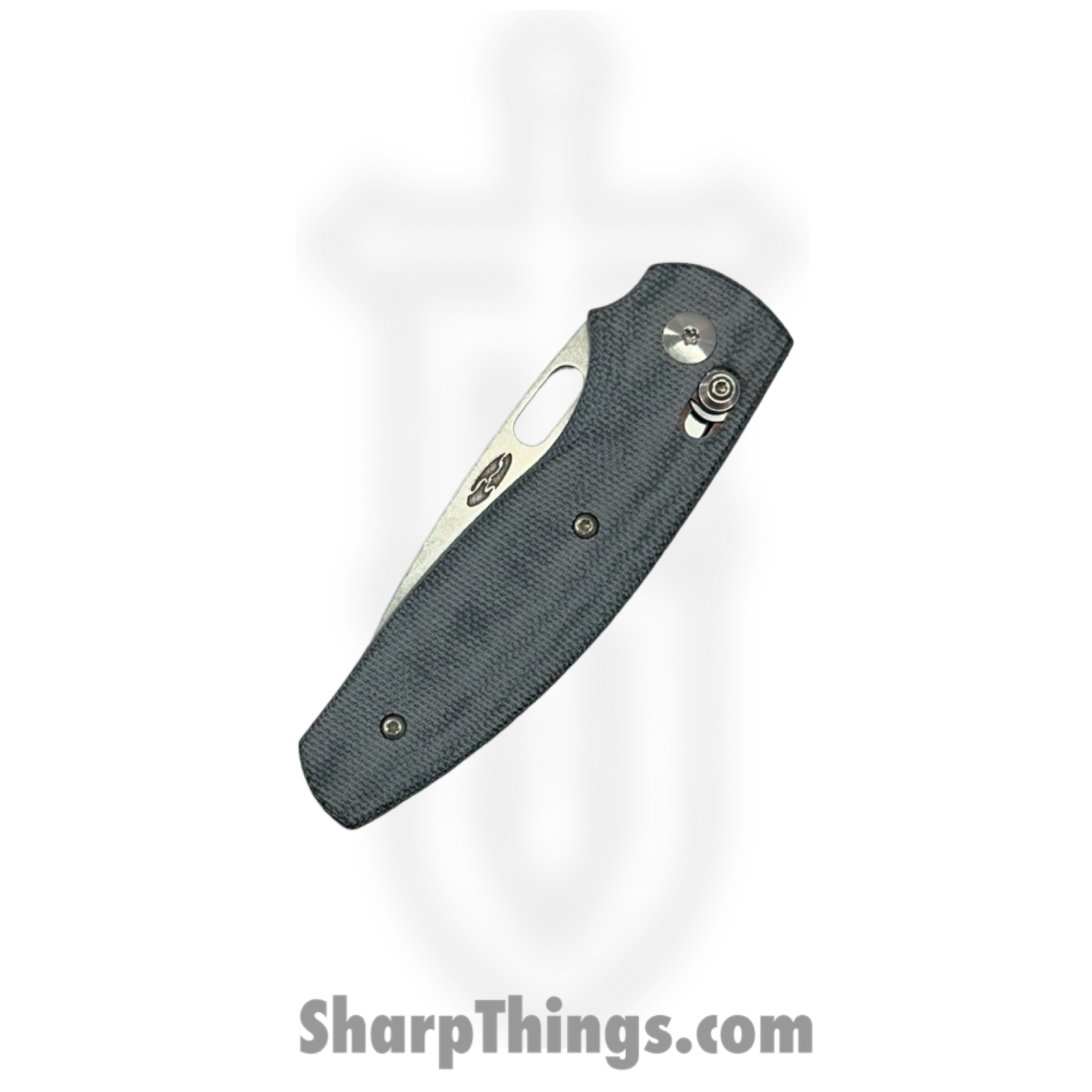 TRM - DLRBD3DMICDN - BullDog - Folding Knife - 20CV Stonewash Drop Point - Micarta - Denim - Image 3