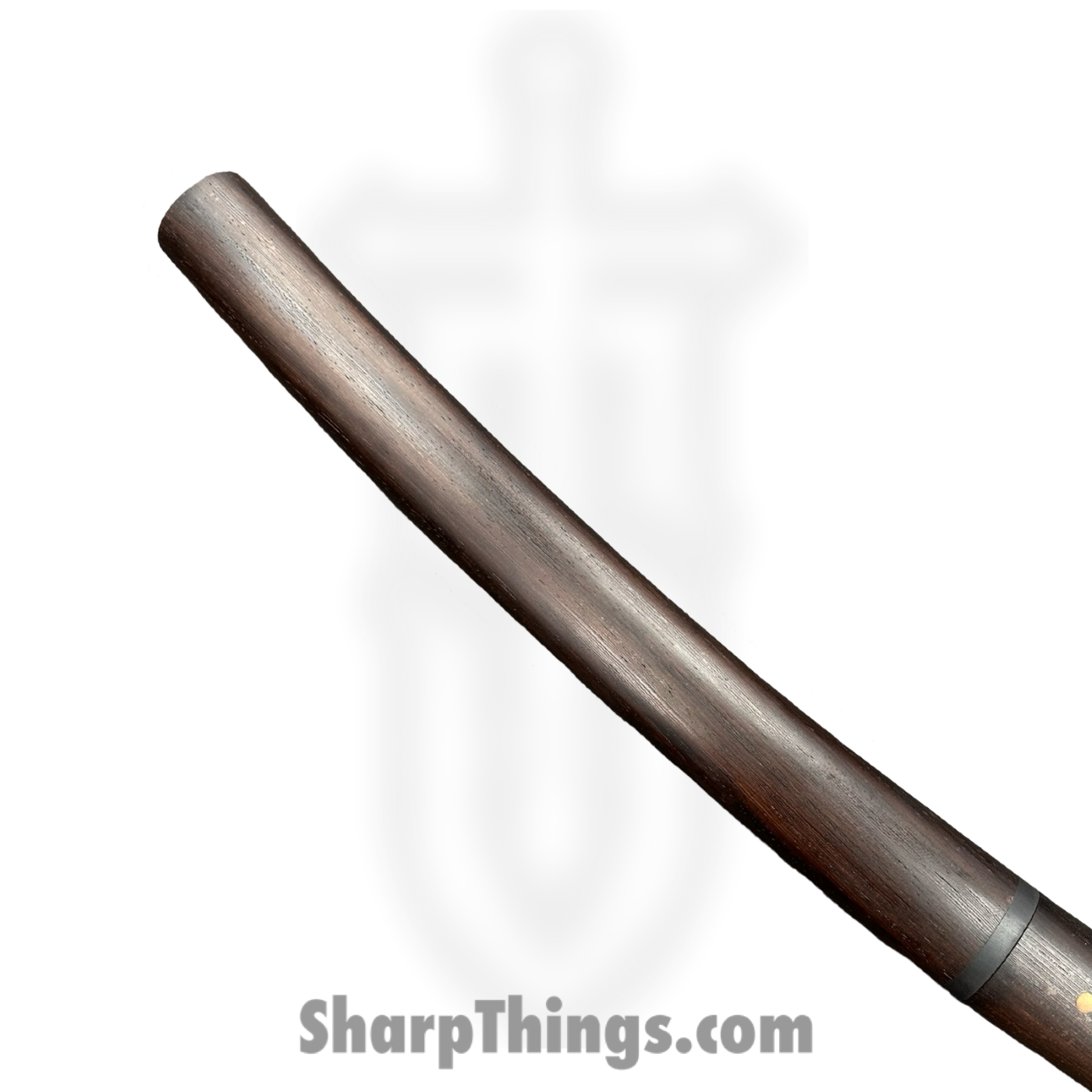 SBC - HANYING0125 - Han Ying Samurai - Fixed Blade Knife - T10 HC Polished Tanto - Chicken Wing Wood - Brown - Image 3