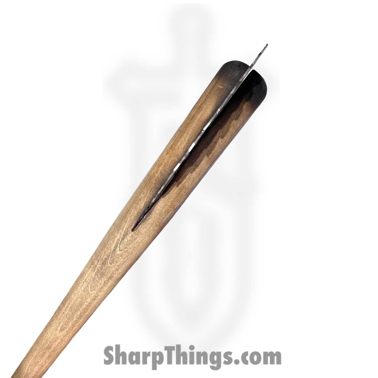 Heavy Barrel Designs - HBD-bat-6 - Saw Bat - Leather Cord Wrapped - Brown Red - Image 3