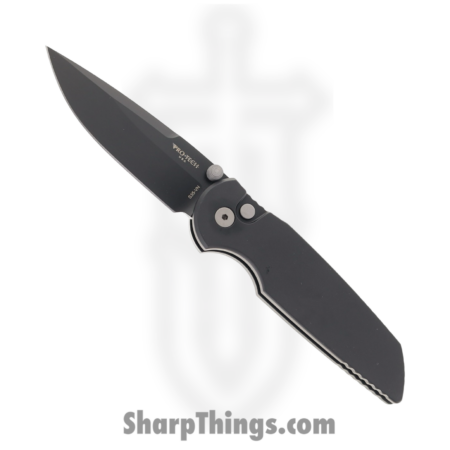 ProTech – INT103 – TR-3 Integrity – Folding Knife – S35VN Coated Spear Point – Aluminum – Black