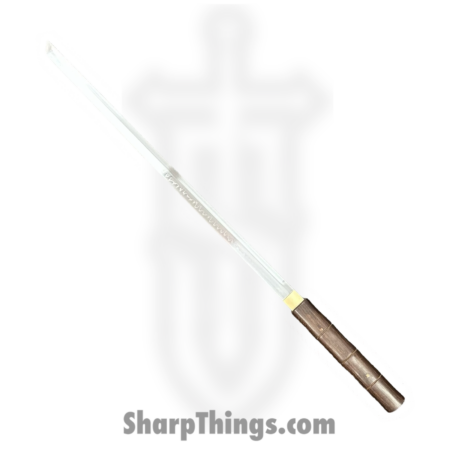 SBC – JUBAMBOO0125 – Junzi Bamboo – Fixed Blade Knife – T10 HC Polished Reverse Tanto – Bamboo – Brown