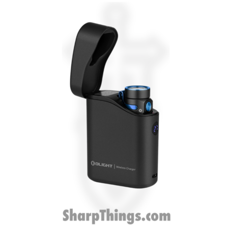 Olight – OLTBATON4KITBK – Baton 4 Flashlight with Charging Case – Aluminum – Black