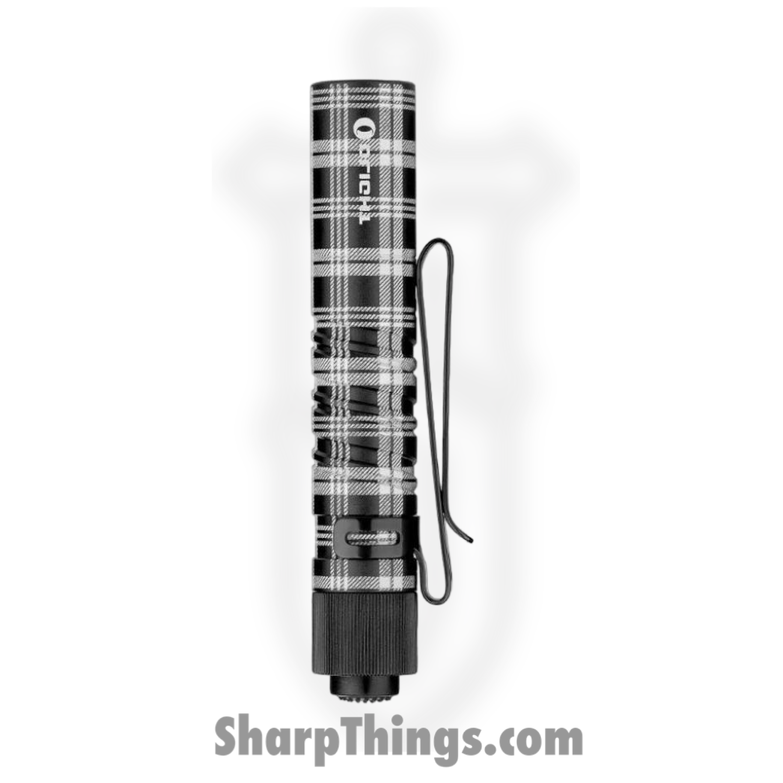 Olight - OLTI3TPLAID - i3T 2 EOS Mini Flashlight - Aluminum - Black White - Image 3