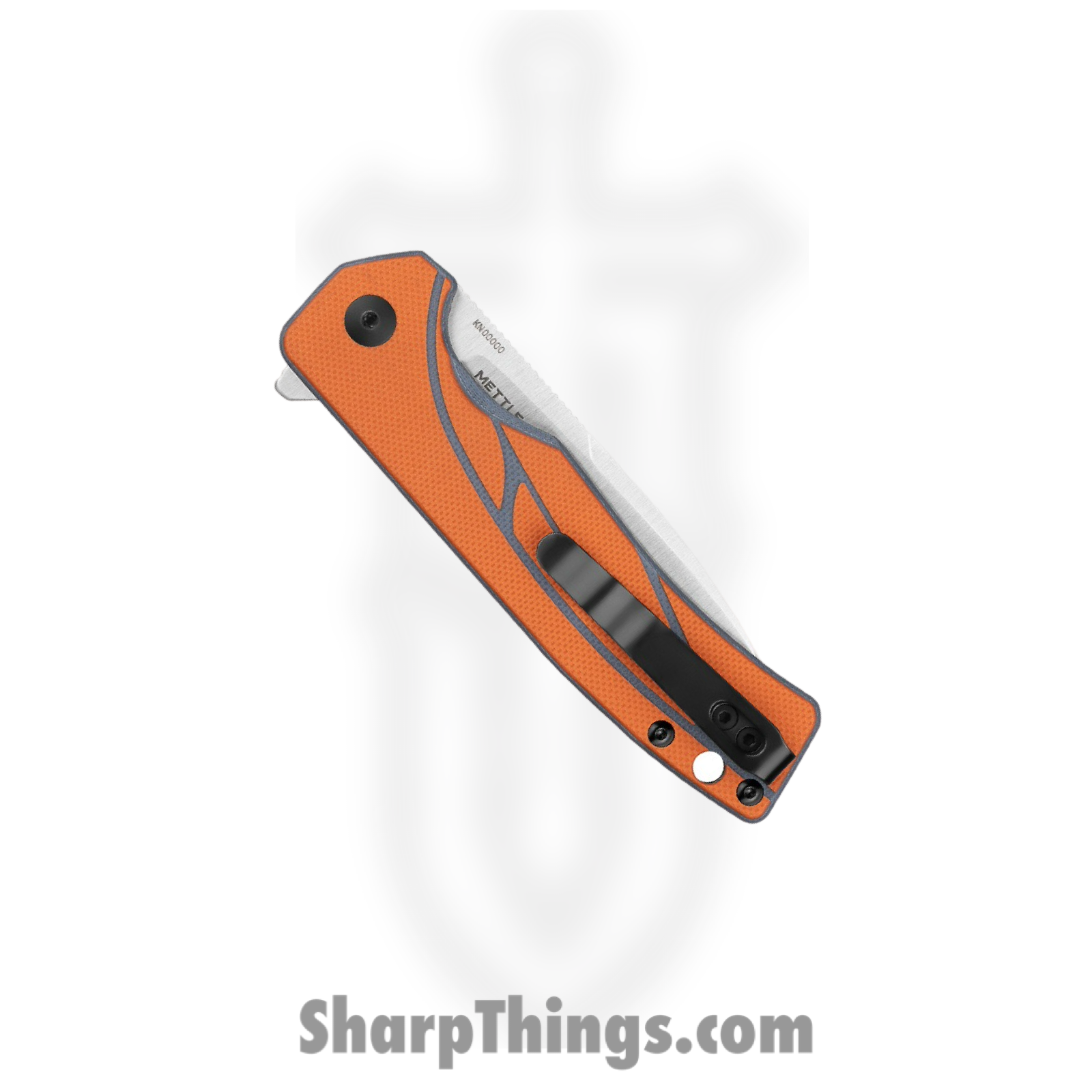 Olight - OLTMETTLEOG - Mettle - Folding Knife - 154CM Satin Drop Point - G10 - Orange Gray - Image 4
