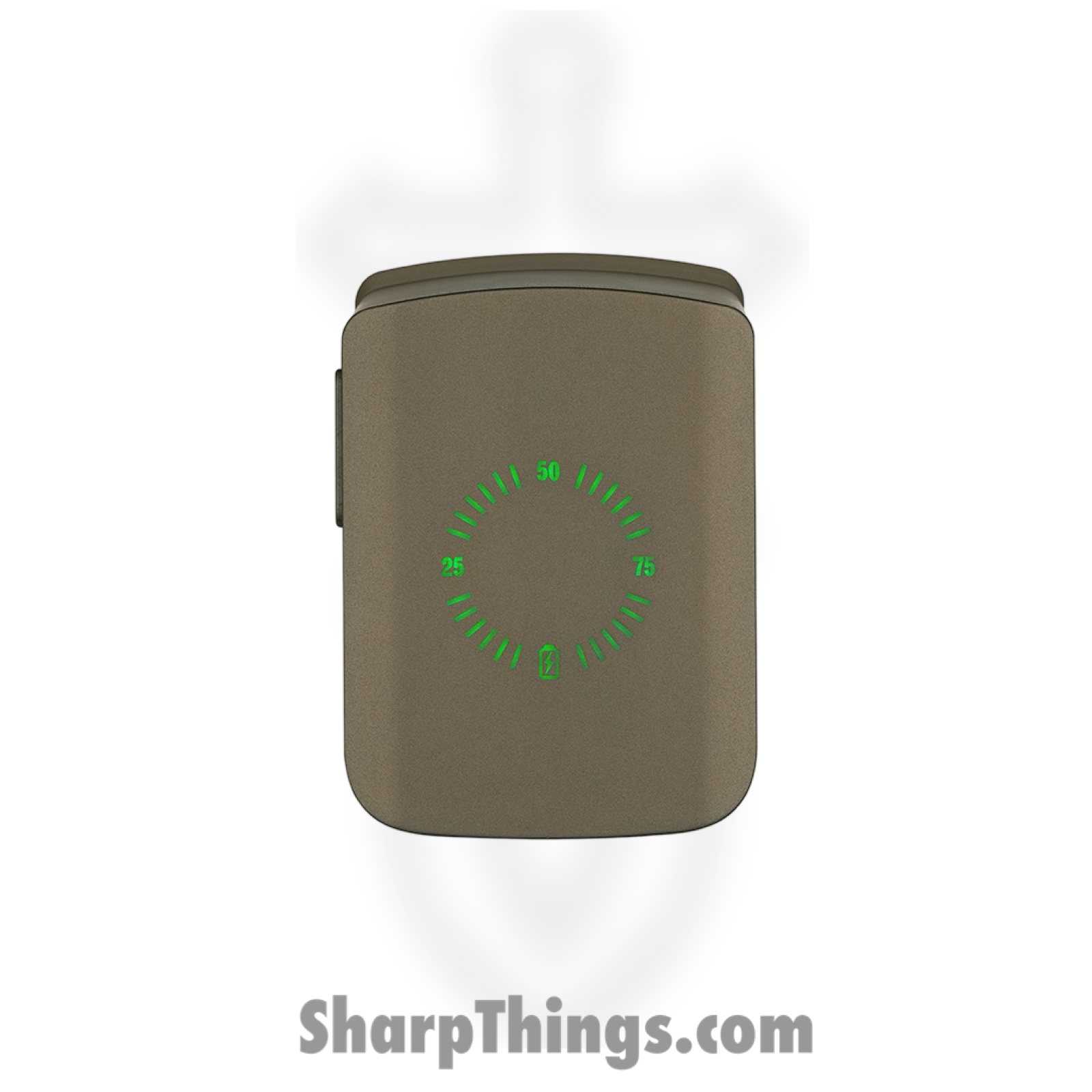 Olight - OLTOSIGHTGNFLDK - Osight 3 Green MOA with Magnetic Charging Cover - Aluminum - Flat Dark Earth - Image 4